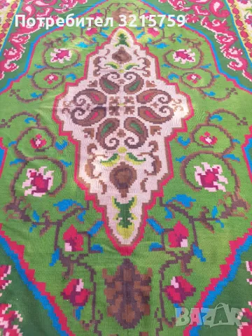 19век, тетевенски голям вълнен килим, рядък ,3.50 х 2.60м., снимка 5 - Антикварни и старинни предмети - 47905129