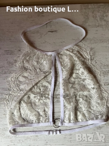 Бяло дантелено бюстие 🤍, снимка 2 - Бельо - 52010054