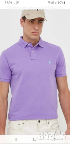 POLO Ralph Lauren Pique Cotton Slim Fit Mens Size М НОВО! ОРИГИНАЛ! Мъжка Тениска!, снимка 7 - Тениски - 53520328