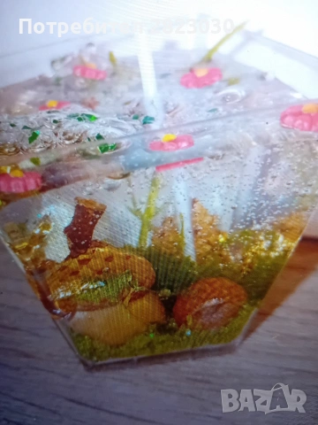 малка декоративна свещ 