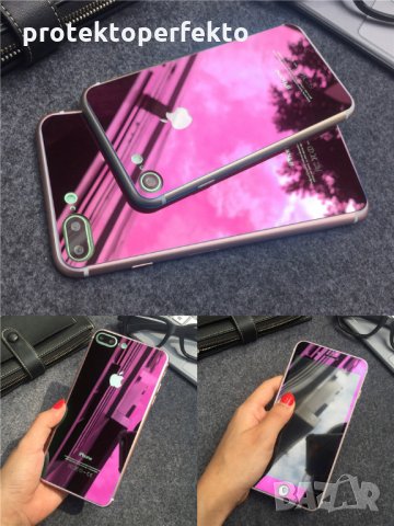 9H Огледален стъклен протектор за IPhone 6, 6s+, 7, 7 Plus, 8, 8 Plus, снимка 3 - Фолия, протектори - 28636480