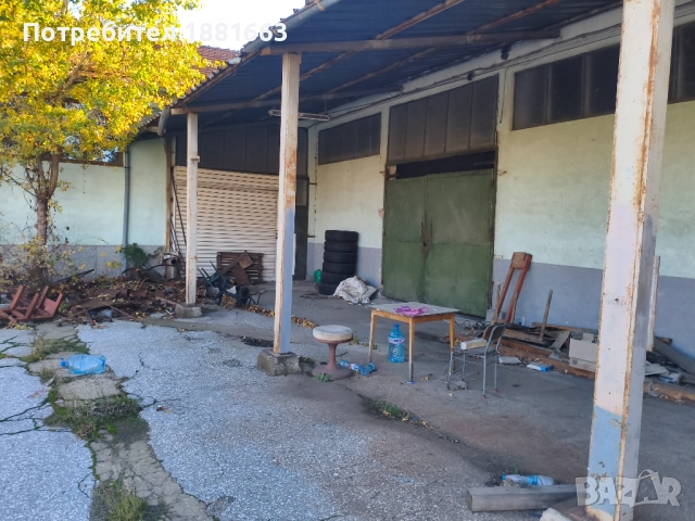 Отдава се под наем УПИ в гр. Септември с площ 5800 кв.м. и сгради с площ 2000 кв.м., снимка 3 - Производствени сгради - 52585914