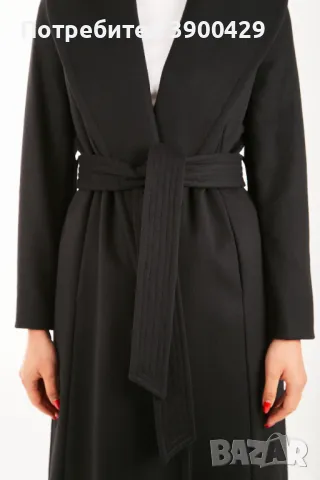 Дамско Палто James coat - Черно, снимка 2 - Палта, манта - 47377518