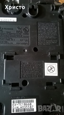 телефон безжичен Панасоник Panasonic КХ-ТС1866В, снимка 7 - Стационарни телефони и факсове - 27432609