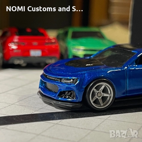 Hot Wheels Camaro Zl1 Custom, снимка 3 - Коли, камиони, мотори, писти - 52648628