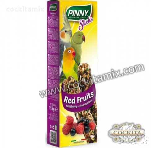 PINNY Sticks Red fruits – Пръчици с червени плодове 115 гр