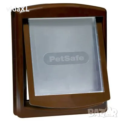 PetSafe 2-посочна врата за домашни любимци 755, 26,7x22,8 см, кафява（SKU:411399）, снимка 1 - Други стоки за животни - 48661308