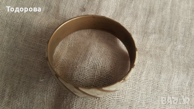 Стилна гривна от седеф , снимка 2 - Антикварни и старинни предмети - 28402912