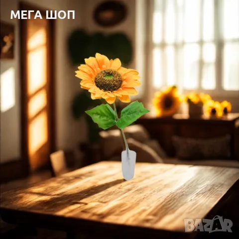 Изкуствен слънчоглед – Единичен стрък с ярка визия и естествена красота