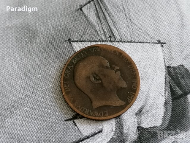 Монета - Великобритания - 1 пени | 1902г., снимка 2 - Нумизматика и бонистика - 28310990