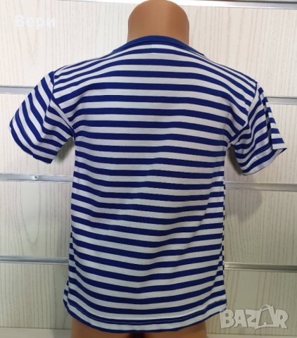 Нова бебешка моряшка класическа тениска , снимка 2 - Бебешки блузки - 28569152