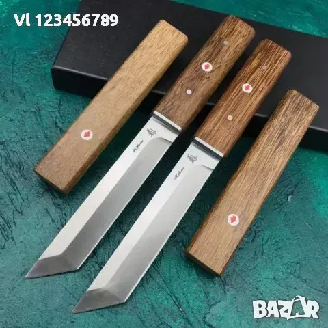 Висок клас японски ТАНТО нож KIBU JP06 WOOD, Стомана D2,HRC 58-60, снимка 2 - Ножове - 49851870