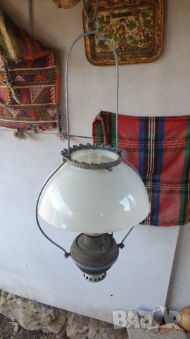 Стара салонна газова лампа Bradley & Hubbard 1894 година, снимка 3 - Антикварни и старинни предмети - 40819554