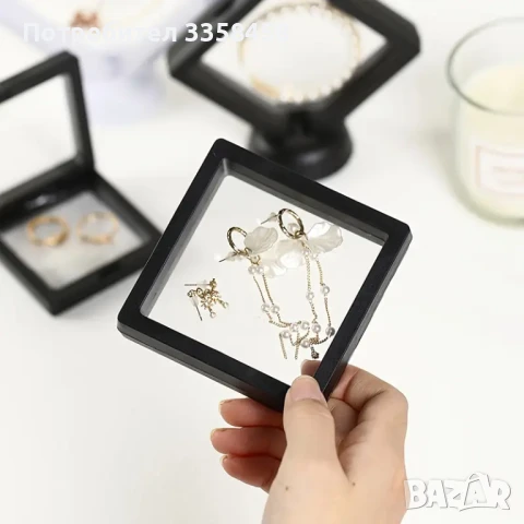 Бели кутийки с прозрачност, снимка 5 - Колиета, медальони, синджири - 51114822