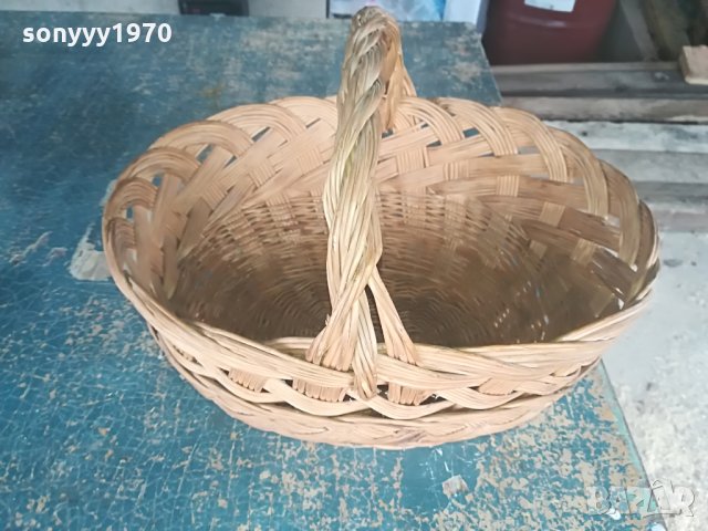 АНТИК-плетена кошница 40х30х30см, снимка 3 - Колекции - 27214259