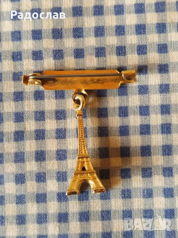 стара брошка Париж, снимка 3 - Други - 51140417