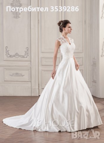 Сватбена рокля р-р ХС, с етикет, снимка 3 - Рокли - 40372067
