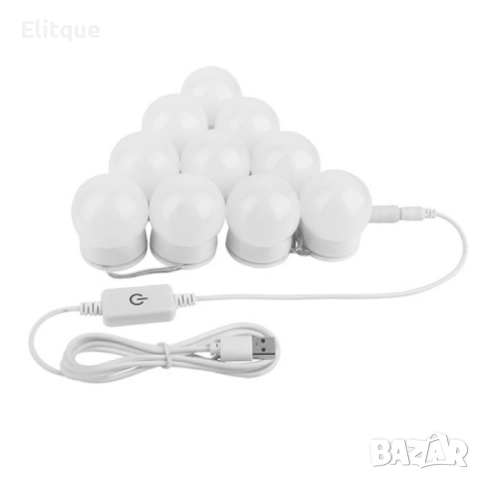 Крушки LED за огледало, USB захранване , снимка 13 - Лед осветление - 52906344