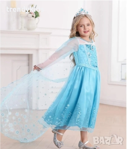 Нова Луксозна Рокля на Елза , снимка 2 - Детски рокли и поли - 49985800