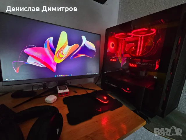 Gaming PC - Гейминг компютър + монитор и клавиатура за повече инфо пишете на лично, снимка 1 - Геймърски - 48344439