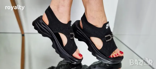 Nike черни дамски сандали , снимка 7 - Сандали - 50394165