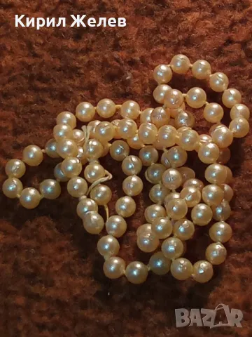 СТАРО ПЕРЛЕН Тип ГЕРДАНЧЕ НАНИЗ КОЛИЕ ОГЪРЛИЦА 39681, снимка 8 - Колиета, медальони, синджири - 47284475