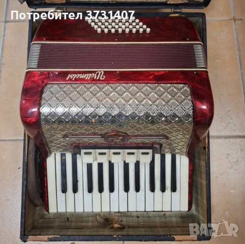 Акордеон Weltmeister 40 баса, снимка 2 - Акордеони - 53573987