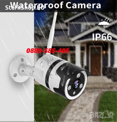 Качесвена FULLHD IP WiFI Lan камера за видеонаблюдение охрана СОТ, снимка 1 - IP камери - 27914470