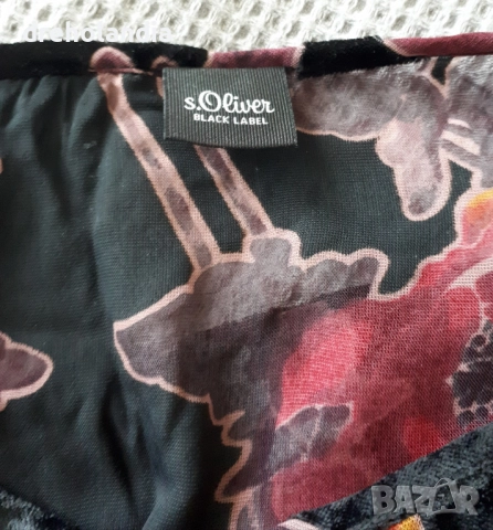 Дамска блуза S.Oliver  - многоцветна – М ( 38 ), снимка 2 - Блузи с дълъг ръкав и пуловери - 51725289