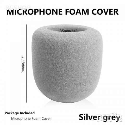 Ветробран за Микрофон / Sponge / - Сив, снимка 2 - Други - 38153169