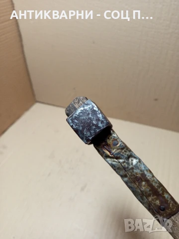 Соц Стара Ръчно Кована Селска Брадвичка Брадва Тегло 0.800кг., снимка 7 - Антикварни и старинни предмети - 51370845
