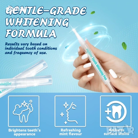 Писалка за избелване на зъби, професионален гел за чувствителни зъби, безопасен за емайла, 2 бр, снимка 5 - Други - 53054842