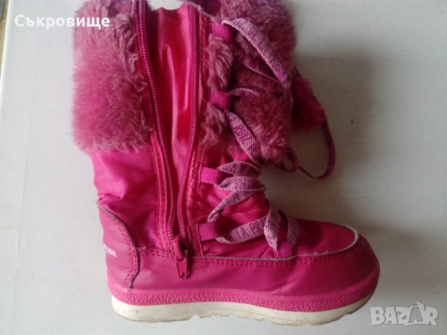 Детски ботуши апрески розови за момиче зимни боти момичешки, снимка 12 - Детски боти и ботуши - 40329036