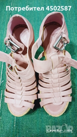 Розови обувки на висок ток, снимка 2 - Дамски обувки на ток - 52122358