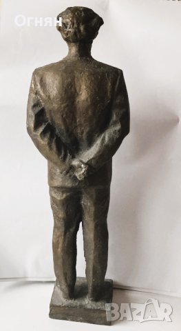 Масивна бронзова скулптура на Георги Димитров, снимка 4 - Антикварни и старинни предмети - 42960223