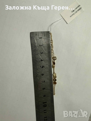 Златна гривна 1.06гр., снимка 4 - Гривни - 52611924