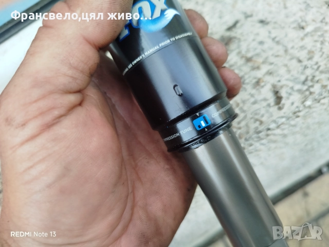 Шок за велосипед колело fox държи въздуха но не и маслото , снимка 3 - Части за велосипеди - 51638106