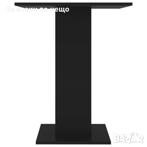 Бистро маса, черна, 60x60x75 см, ПДЧ, снимка 3 - Маси - 44906969