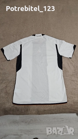 Адидас футболна тениска Германия 22 бяла, снимка 2 - Тениски - 52819031
