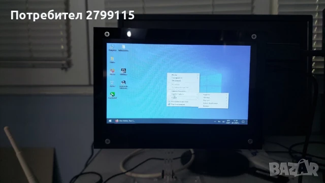 Монитор 7 инчов  1024x600, HDMI,Touch Screen, снимка 5 - Монитори - 50513882