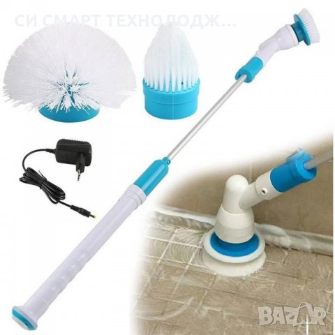Електрическа четка за почистване на баня Spin Scrubber, снимка 5 - Други стоки за дома - 28252059