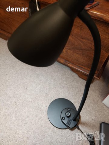 Настолна лампа ISeebaibi, 10 W, 1000 лумена, включен адаптер (черна), снимка 10 - Настолни лампи - 43774004