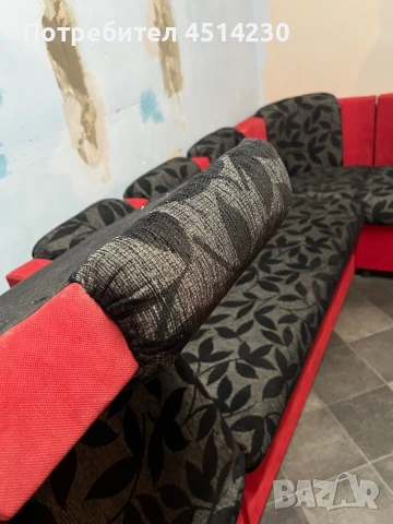 Ъглов кухненски диван – 4 части с място за съхранение, снимка 8 - Дивани и мека мебел - 53102660