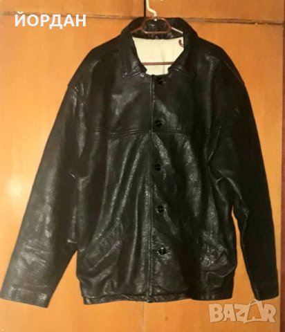 мъжко кожено зимно яке, снимка 2 - Якета - 26900481