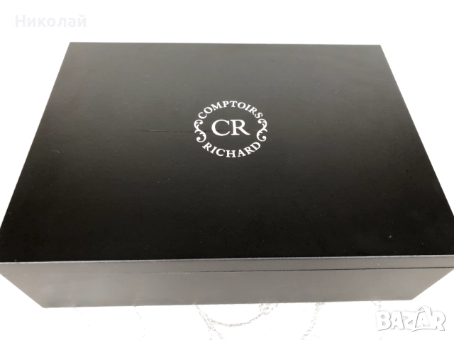 Кутия за чай Comptoirs Richard Paris, дървена, масивна, 10 отделения за чай, снимка 6 - Кутии за съхранение - 52348561