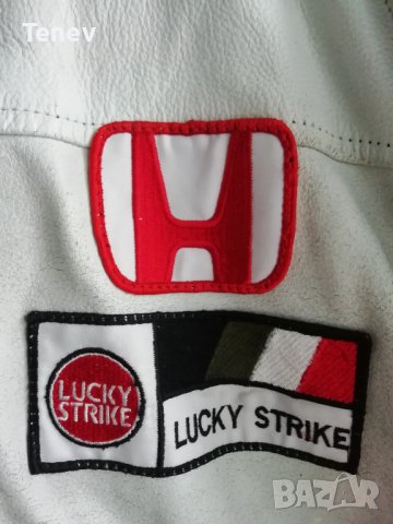Honda Lucky Strike Vintage Racing F1 Formula1 XL Оригинално кожено яке Leather , снимка 5 - Якета - 34949156