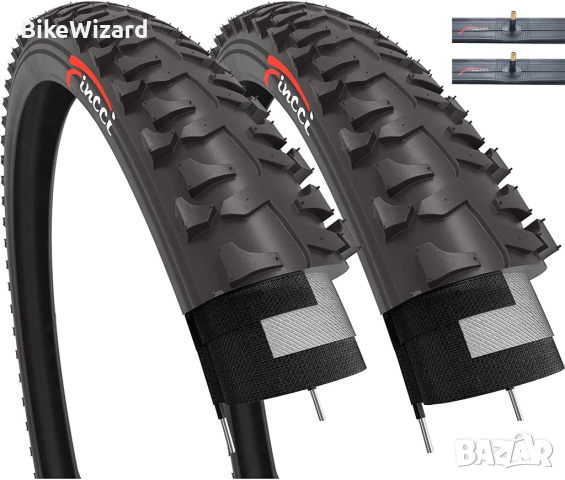 Fincci  20x1.75 Чифт външни и вътрешни гуми НОВИ, снимка 1 - Части за велосипеди - 44892323