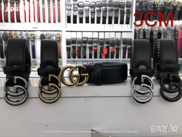  Gucci дамски колан естестена кожа, снимка 4 - Колани - 33461368