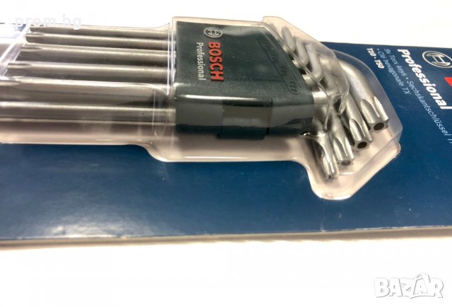 Bosch Professional Torx ключове, еврейска звезда лимбуси, шестостен, снимка 6 - Отвертки - 34585075