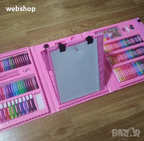 Най-големия комплект за рисуване - 208 части за млади художници, снимка 3 - Рисуване и оцветяване - 43165279